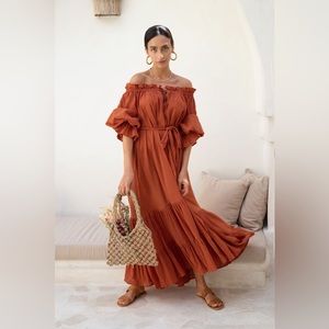 hazel & folk Emmaline Gown | Ginger